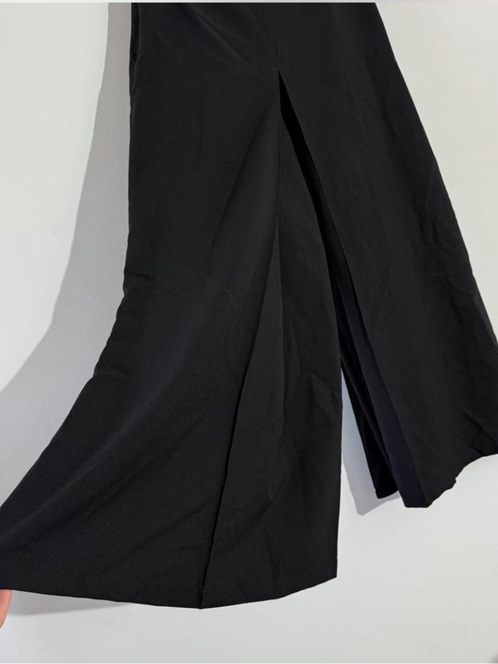 Archival Comme Ca Des Halles | Wide Leg Deconstructed Black Trousers | Medium - Picture 5 of 6